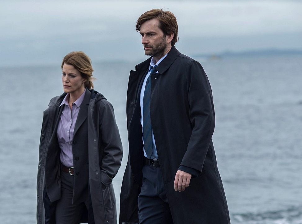Gracepoint : Foto David Tennant, Anna Gunn