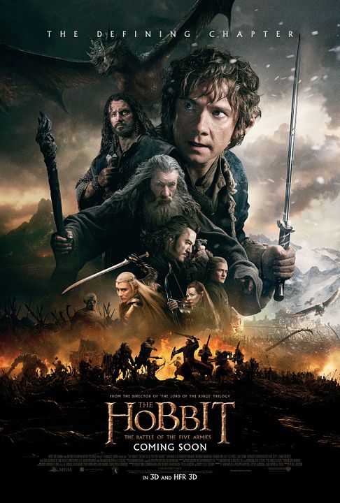 El hobbit: La batalla de los cinco ejércitos : Póster