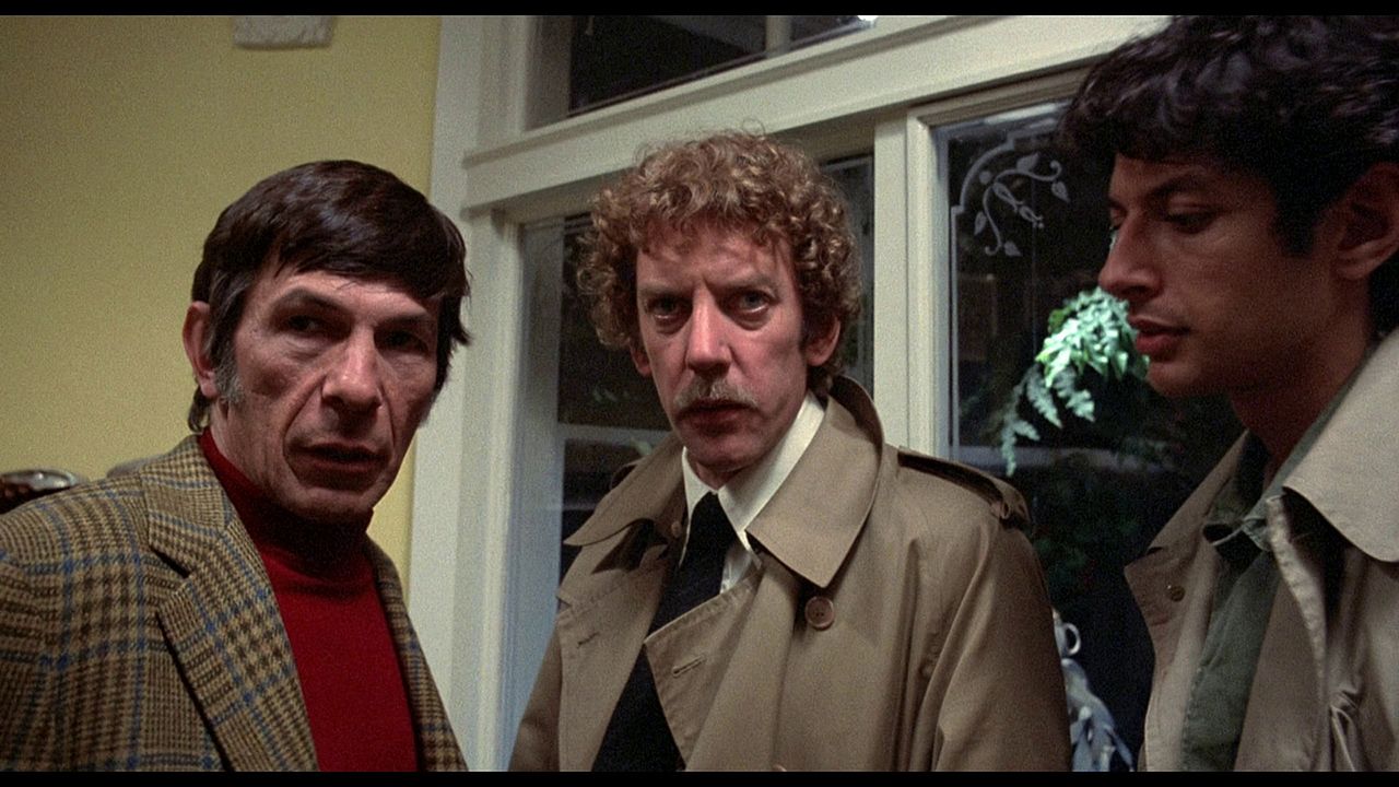 Foto Leonard Nimoy, Jeff Goldblum, Donald Sutherland