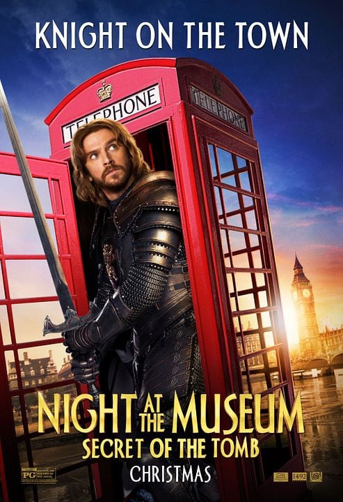 Una noche en el museo 3: El secreto de la tumba : Póster