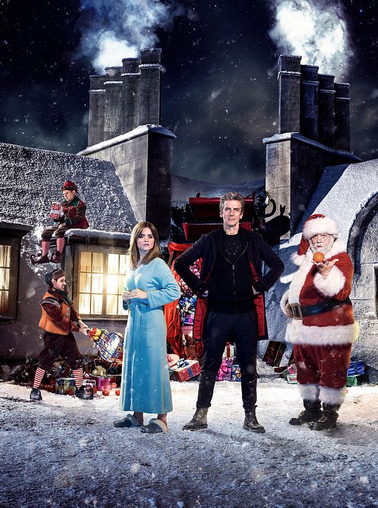 Doctor Who : Foto Nick Frost, Jenna Coleman, Peter Capaldi
