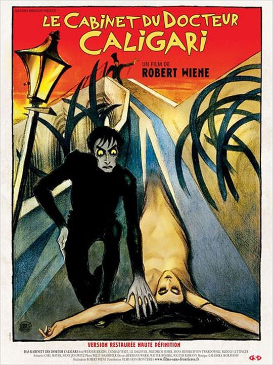 El gabinete del Dr. Caligari : Póster