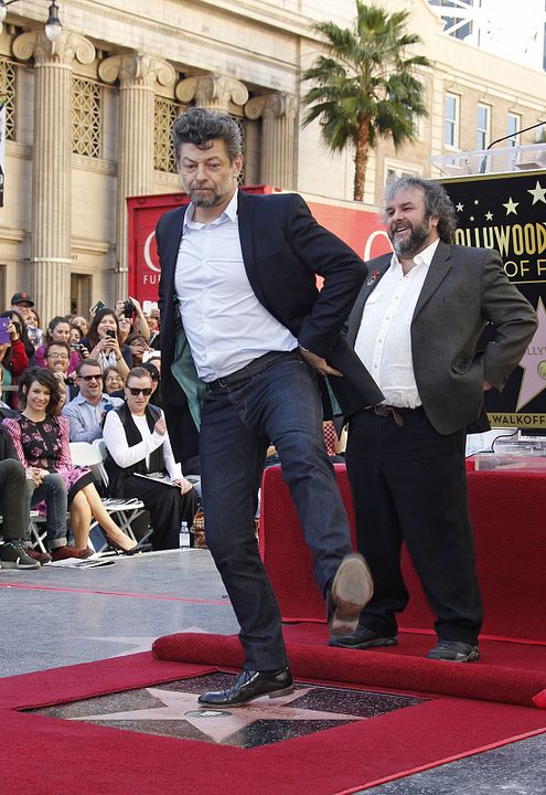 Cobertura de revista Peter Jackson, Andy Serkis