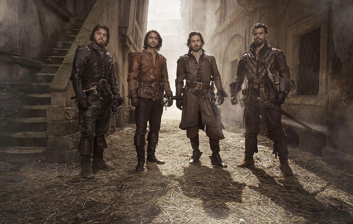Foto Luke Pasqualino, Tom Burke, Santiago Cabrera