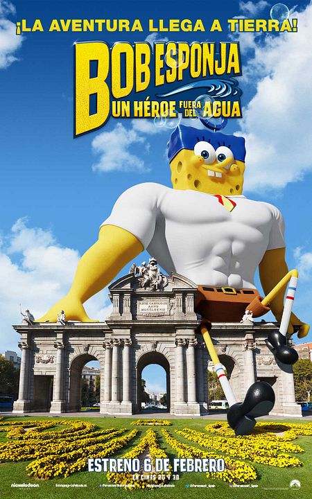 Bob Esponja: Un héroe fuera del agua : Póster