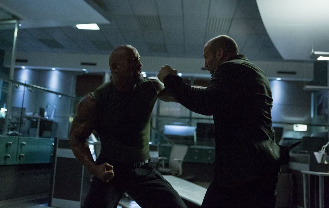 Rápidos y furiosos 7 : Foto Jason Statham, Dwayne Johnson