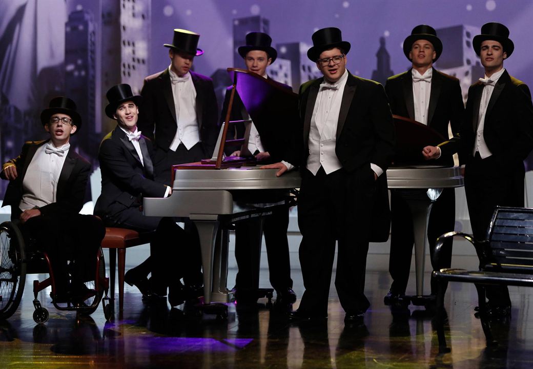 Glee : Foto Chris Colfer, Kevin McHale, Darren Criss, Chord Overstreet