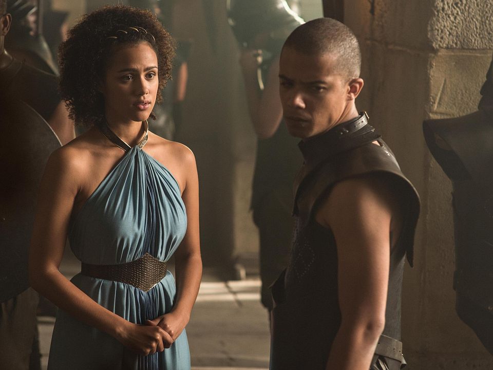 Foto Jacob Anderson, Nathalie Emmanuel
