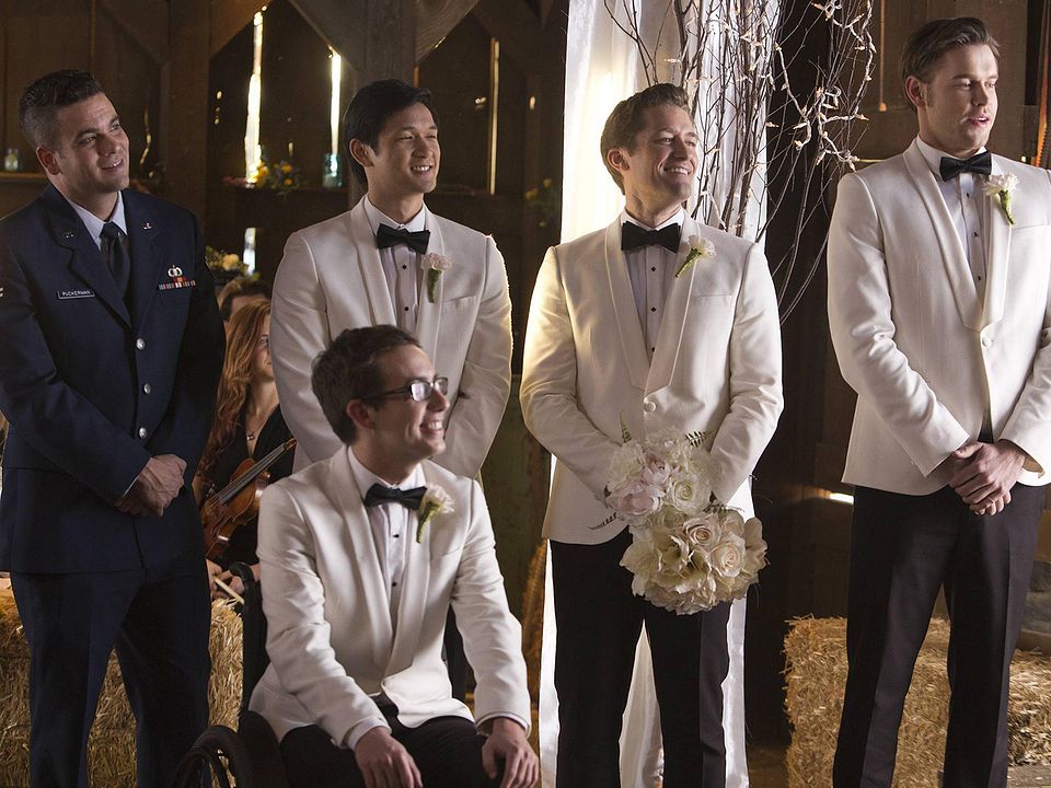 Glee : Foto Harry Shum Jr., Mark Salling, Kevin McHale, Matthew Morrison, Chord Overstreet
