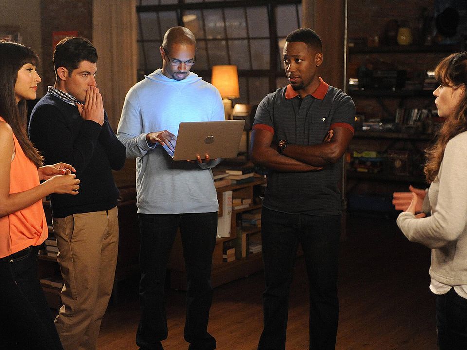 New Girl : Foto Max Greenfield, Zooey Deschanel, Hannah Simone, Lamorne Morris, Damon Wayans Jr.