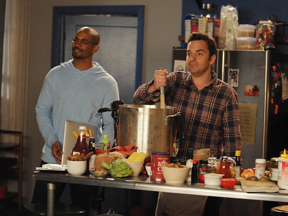 New Girl : Póster Jake Johnson, Damon Wayans Jr.
