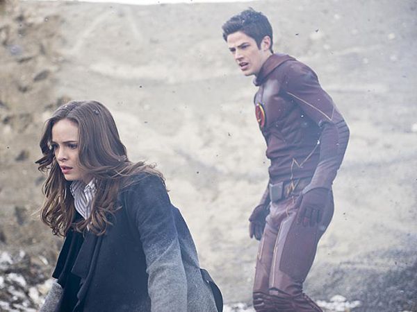 Flash : Póster Grant Gustin, Danielle Panabaker