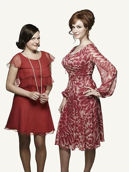 Foto Christina Hendricks, Elisabeth Moss