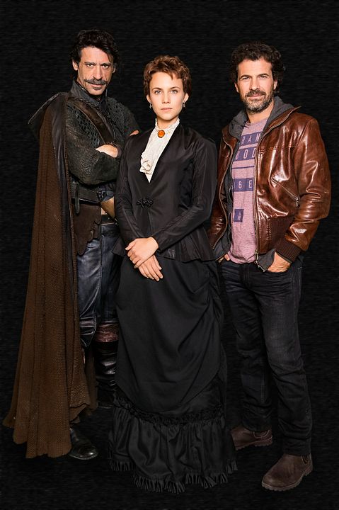 Foto Aura Garrido, Rodolfo Sancho, Nacho Fresneda