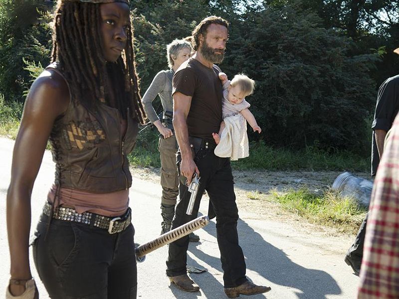 The Walking Dead : Póster Danai Gurira, Andrew Lincoln