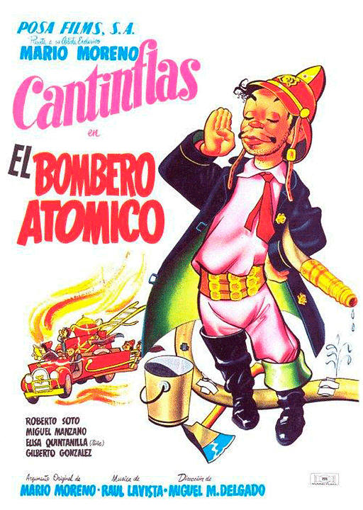El bombero atómico : Póster