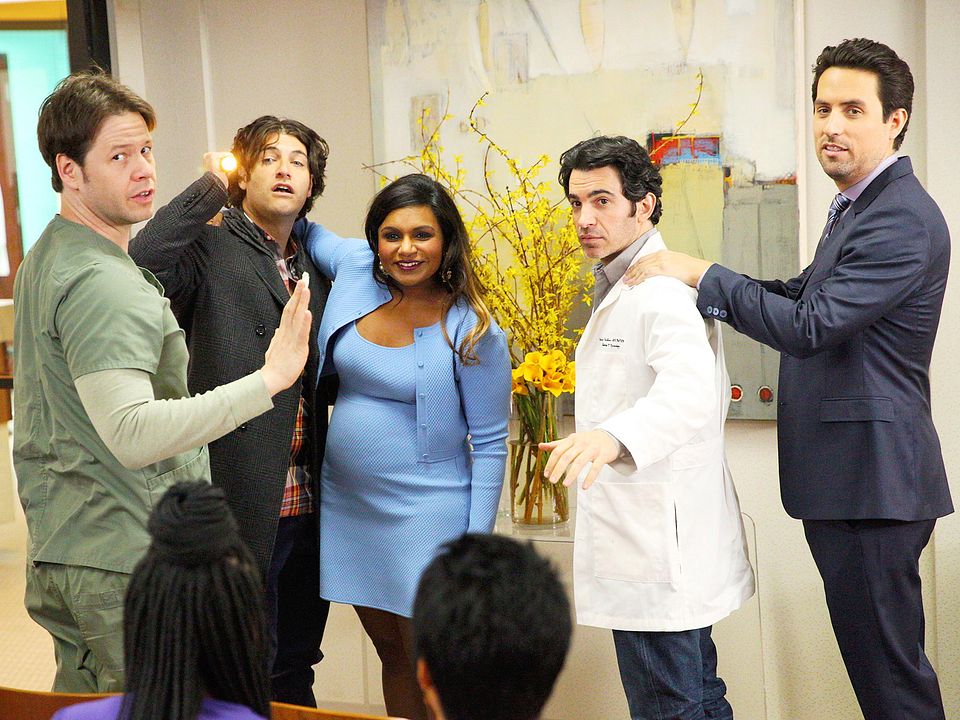Foto Chris Messina, Mindy Kaling, Ike Barinholtz, Adam Pally