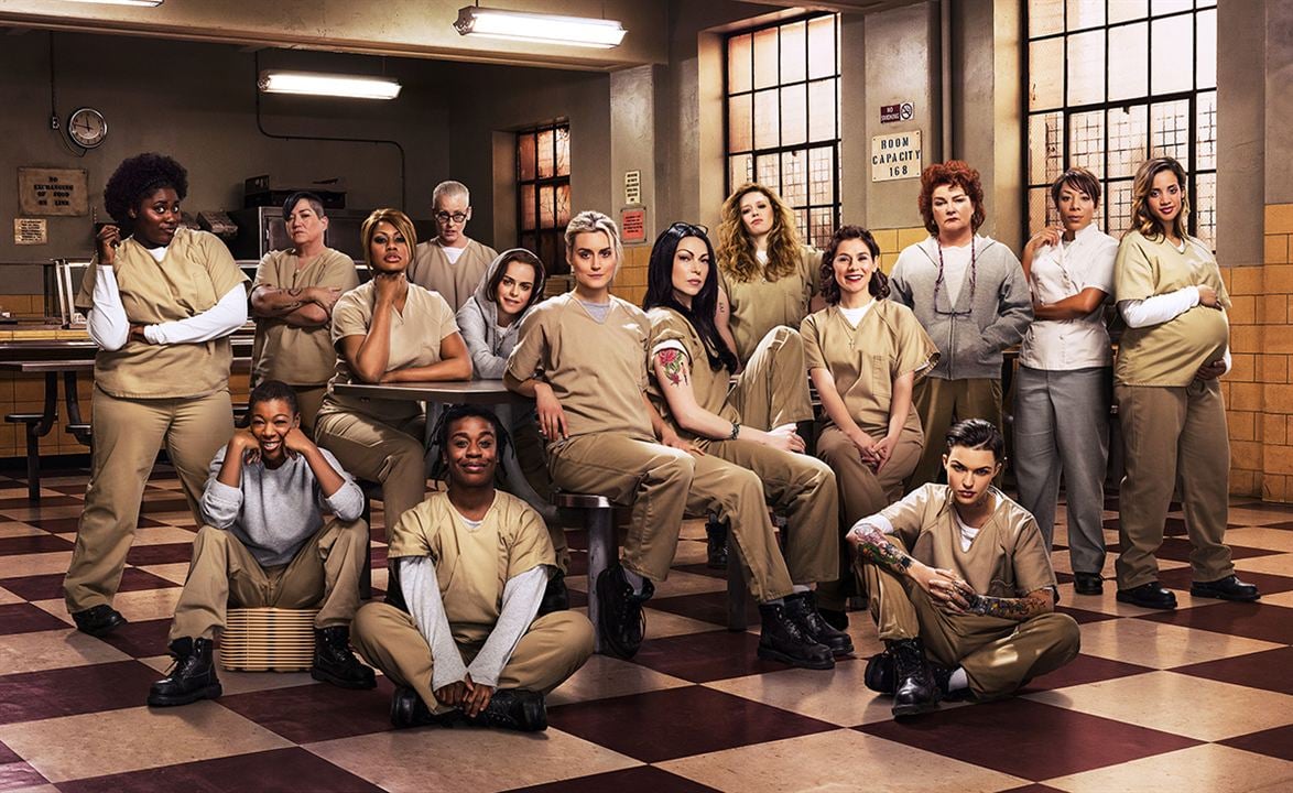 Foto Selenis Leyva, Lea DeLaria, Kate Mulgrew, Lori Petty, Taylor Schilling, Natasha Lyonne, Yael Stone, Laverne Cox, Samira Wiley, Ruby Rose, Danielle Brooks, Uzo Aduba, Dascha Polanco, Taryn Manning, Laura Prepon