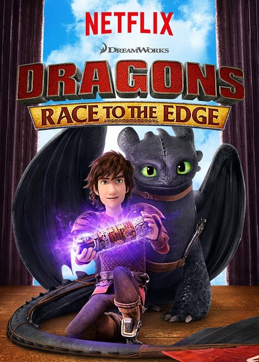 Dragones: Carrera al borde : Póster