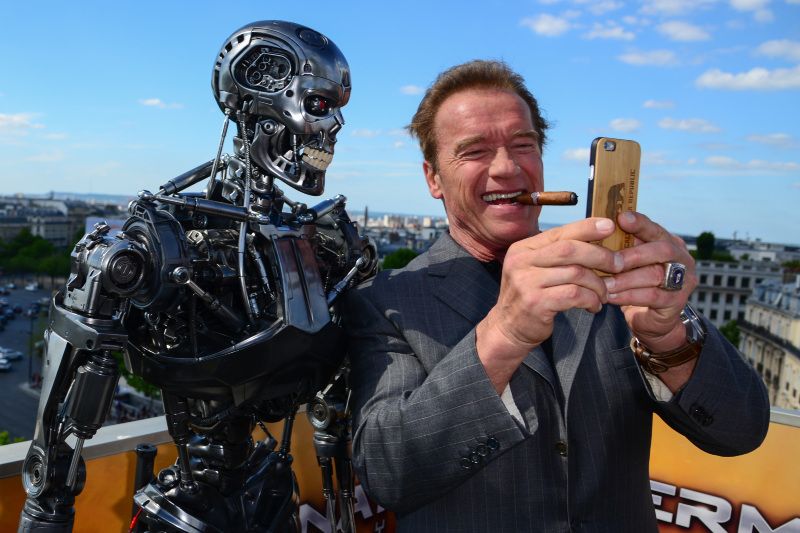 Terminator: Génesis : Cobertura de revista Arnold Schwarzenegger