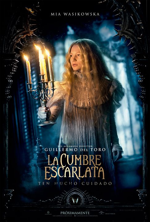 La cumbre escarlata : Póster