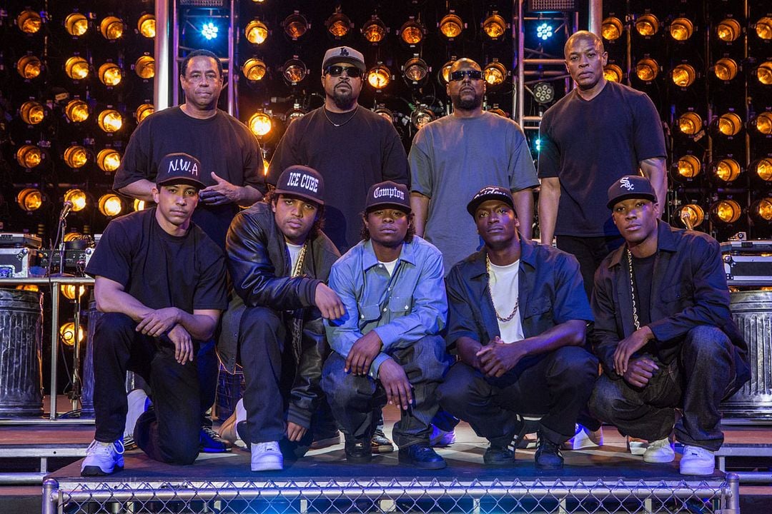 Letras explícitas : Foto O'Shea Jackson Jr., Aldis Hodge, Ice Cube, Jason Mitchell, Corey Hawkins
