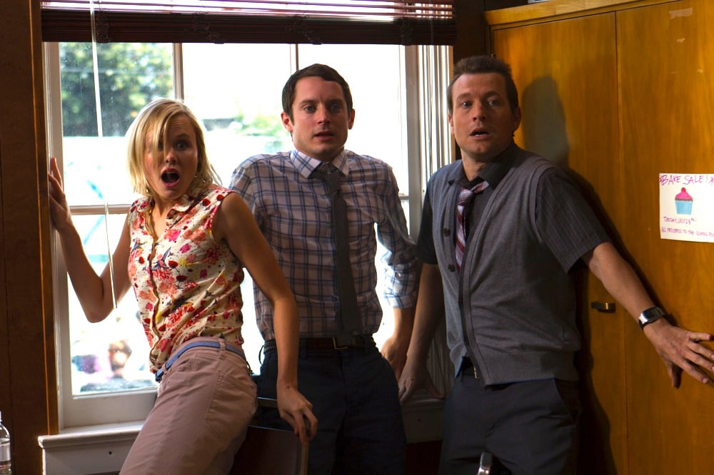 Foto Leigh Whannell, Elijah Wood, Alison Pill