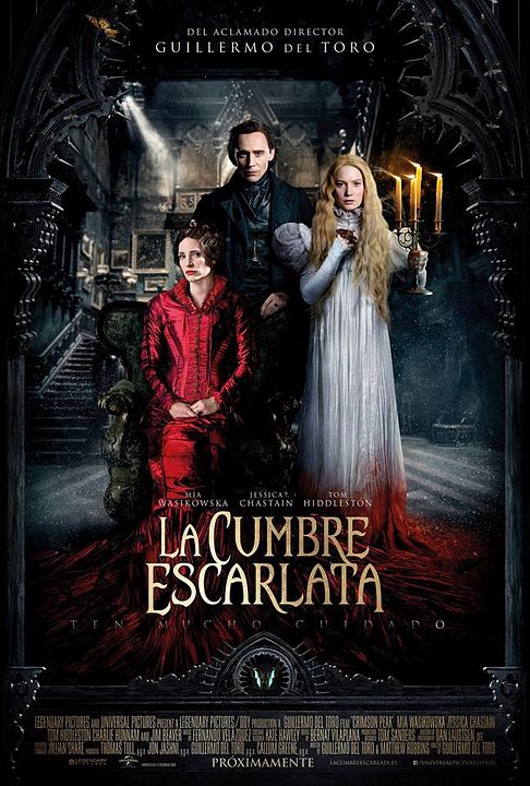 La cumbre escarlata : Póster