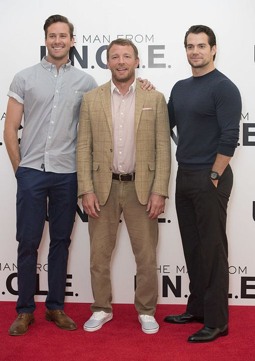 Operación U.N.C.L.E. : Cobertura de revista Henry Cavill, Armie Hammer, Guy Ritchie