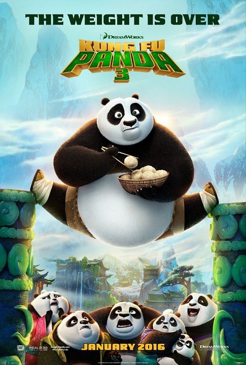 Kung Fu Panda 3 : Póster