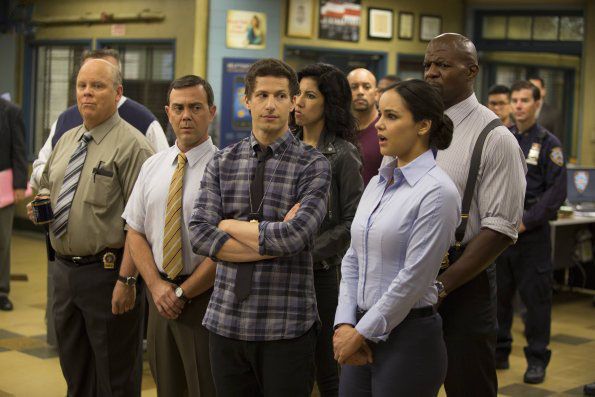 Brooklyn, Precinto 99 : Foto Andy Samberg, Andre Braugher, Melissa Fumero