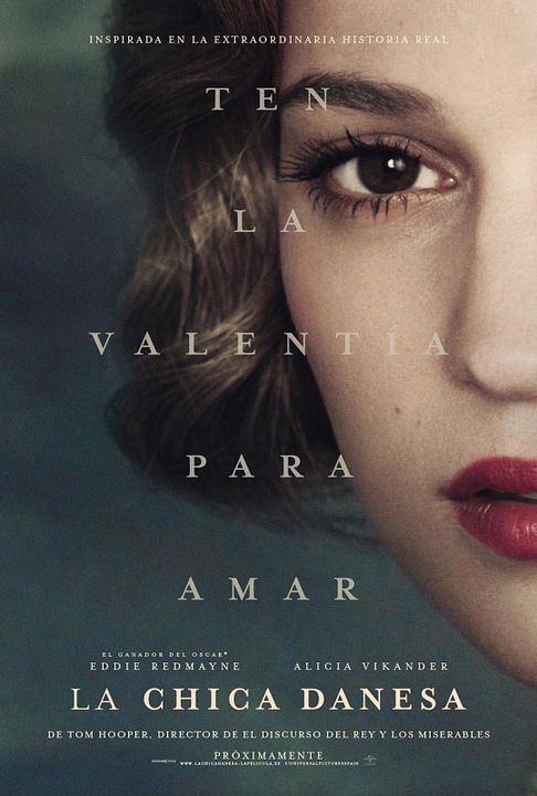 La chica danesa : Póster