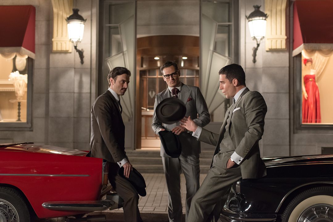 Foto Miguel Ángel Silvestre, Asier Etxeandia, Javier Rey