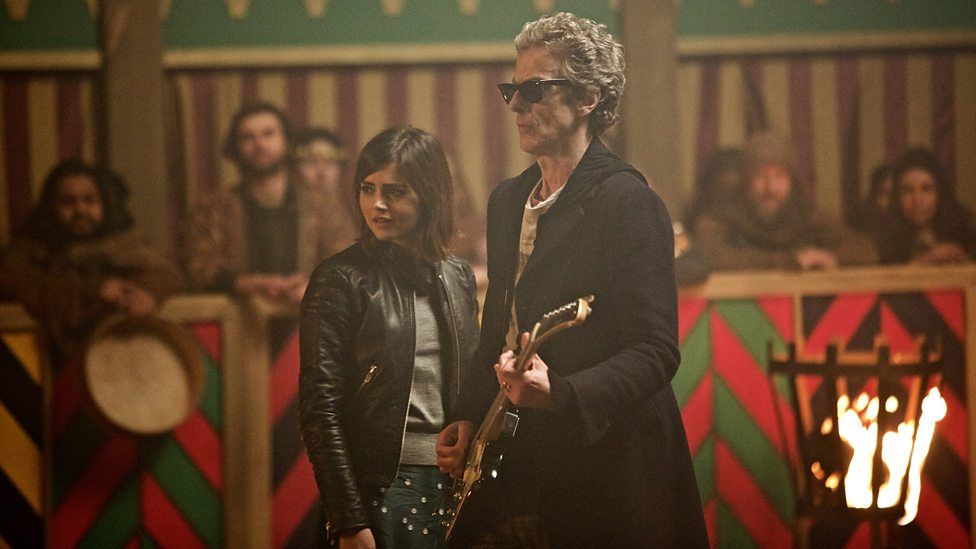 Foto Jenna Coleman, Peter Capaldi