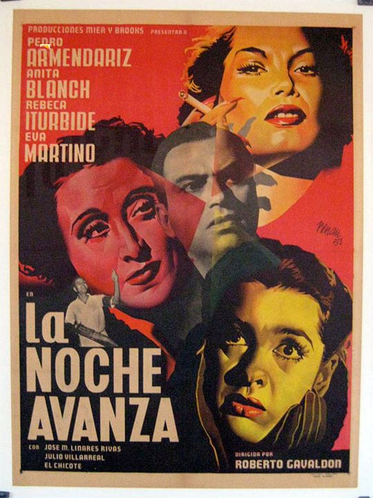 La noche avanza : Póster