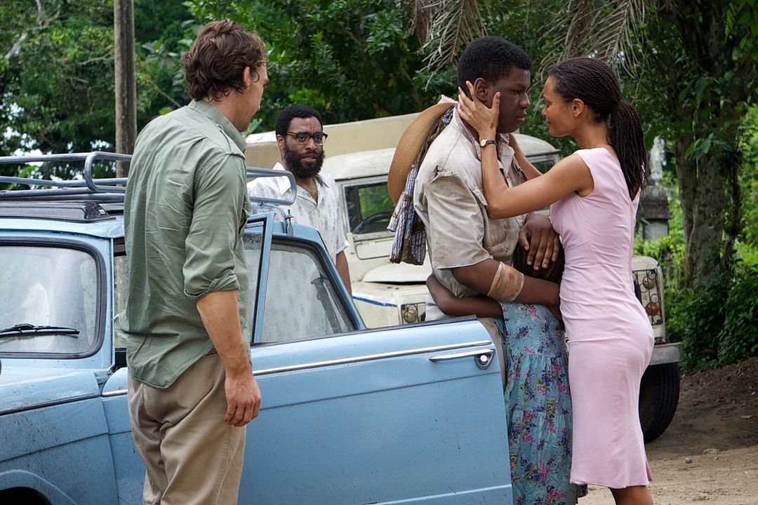 Foto Thandiwe Newton, John Boyega, Chiwetel Ejiofor