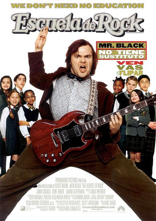 Escuela de rock : Póster