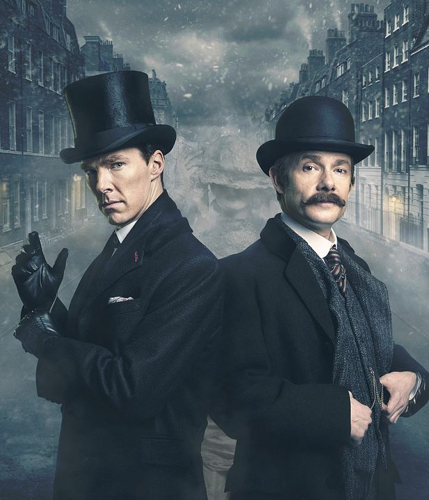 Sherlock : Foto Benedict Cumberbatch, Martin Freeman