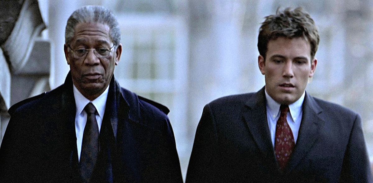 Foto Ben Affleck, Morgan Freeman