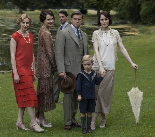 Downton Abbey : Foto Laura Carmichael, Michelle Dockery, Elizabeth McGovern, Matthew Goode