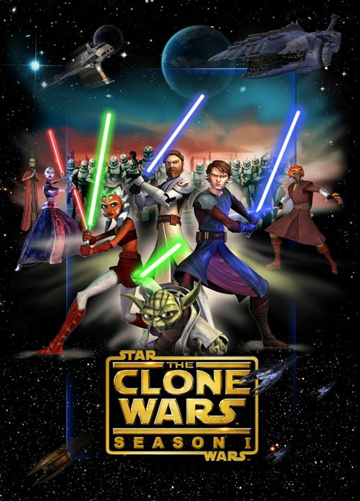 Star Wars: La Guerra de los Clones : Póster