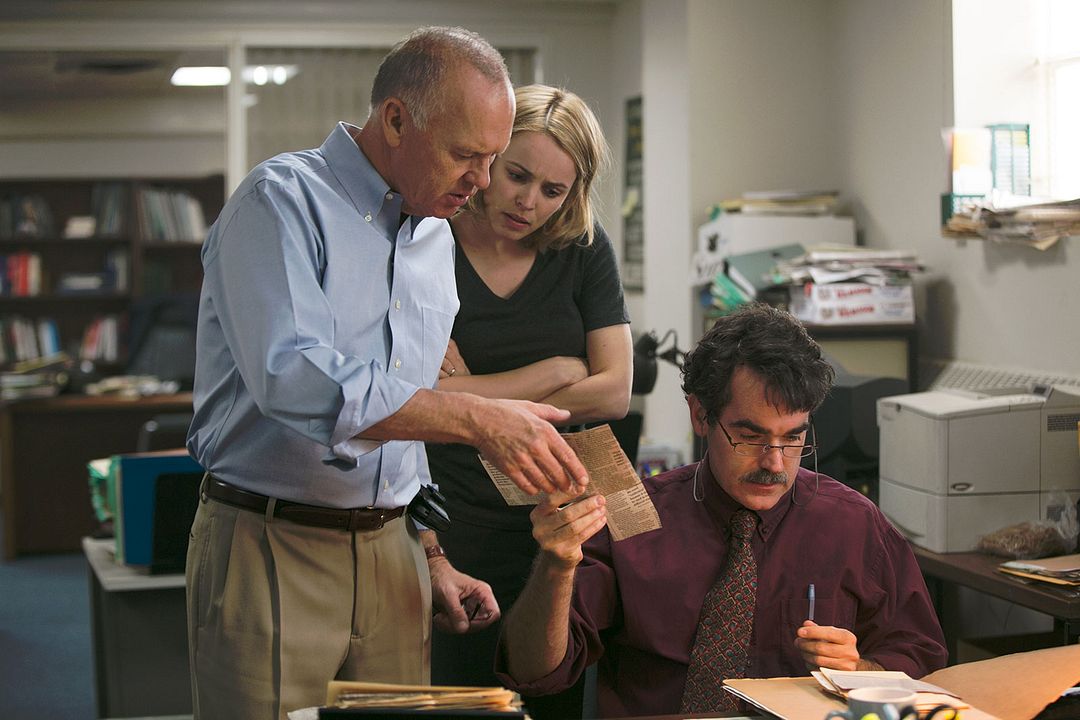 En primera plana : Foto Rachel McAdams, Michael Keaton, Brian d'Arcy James