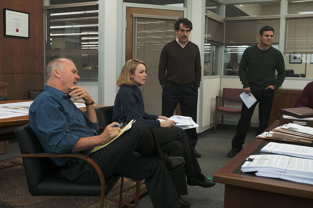 En primera plana : Foto Rachel McAdams, Michael Keaton, Mark Ruffalo, Brian d'Arcy James