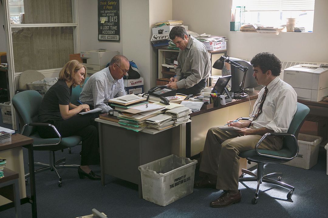 En primera plana : Foto Rachel McAdams, Michael Keaton, Mark Ruffalo, Brian d'Arcy James