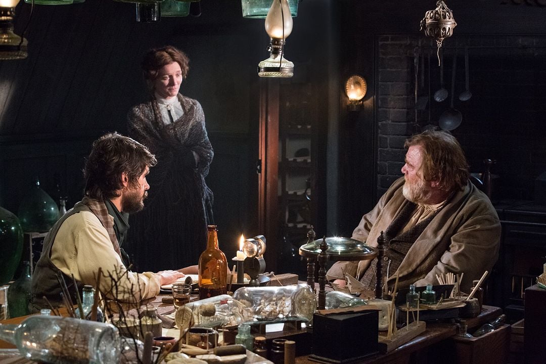 En el corazón del mar : Foto Ben Whishaw, Michelle Fairley, Brendan Gleeson