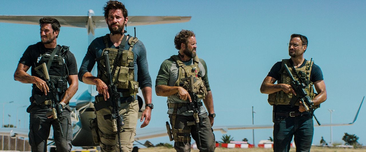 13 horas: Los soldados secretos de Bengasi : Foto David Denman, John Krasinski, Pablo Schreiber