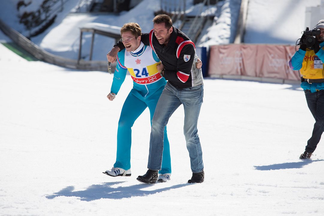 Volando alto : Foto Hugh Jackman, Taron Egerton