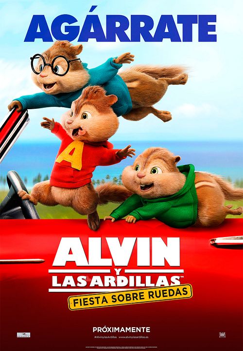 Alvin y las ardillas: Aventura sobre ruedas : Póster