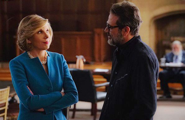 Foto Jeffrey Dean Morgan, Christine Baranski