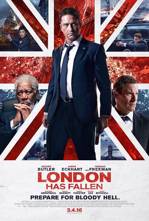 Londres bajo fuego : Póster